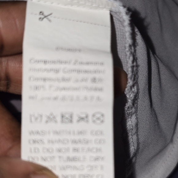 Shein women's wrap sleevesless top in size medium color purple and blue … - Picture 7 of 9